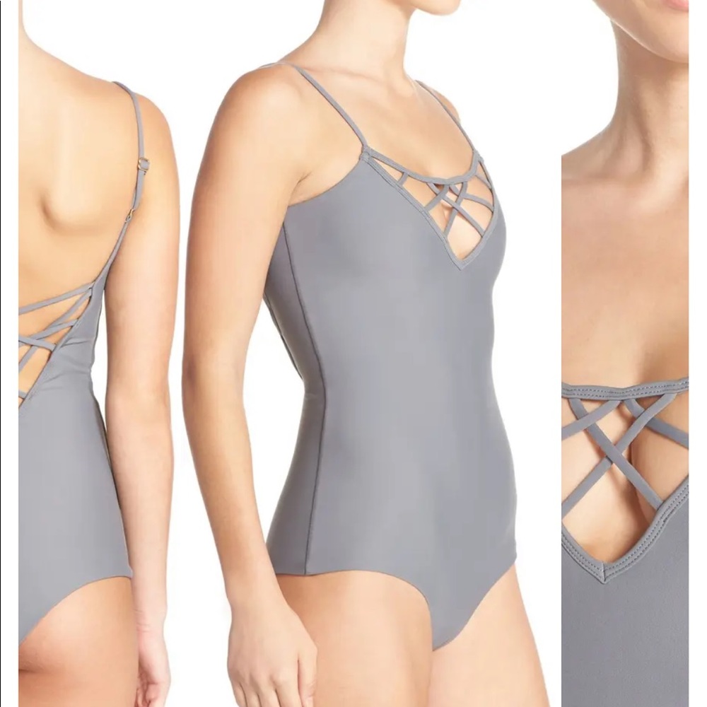 Brand New Issa de mar One piece grey Swimsuit